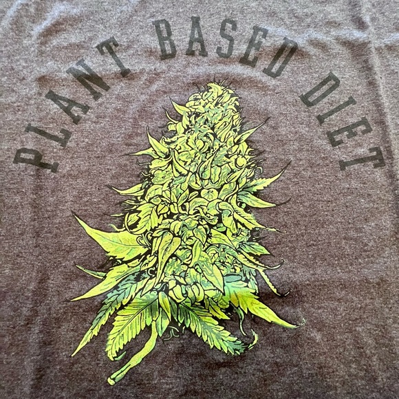 Spencer’s “plant based diet” marajuana weed shirt - Picture 2 of 2